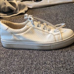 topshop white sneakers!